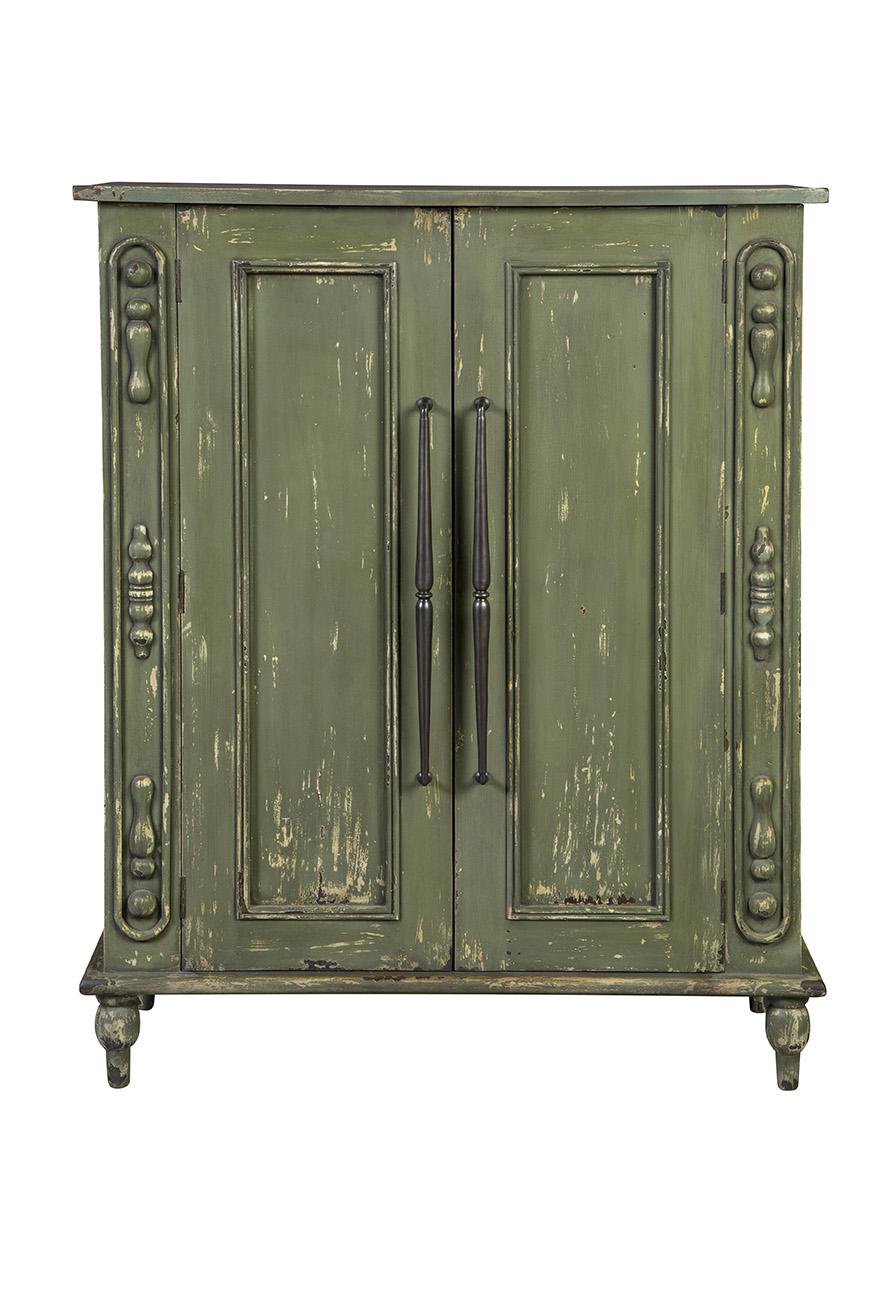 Furniture Classics Green Bijou Hall Cabinet
