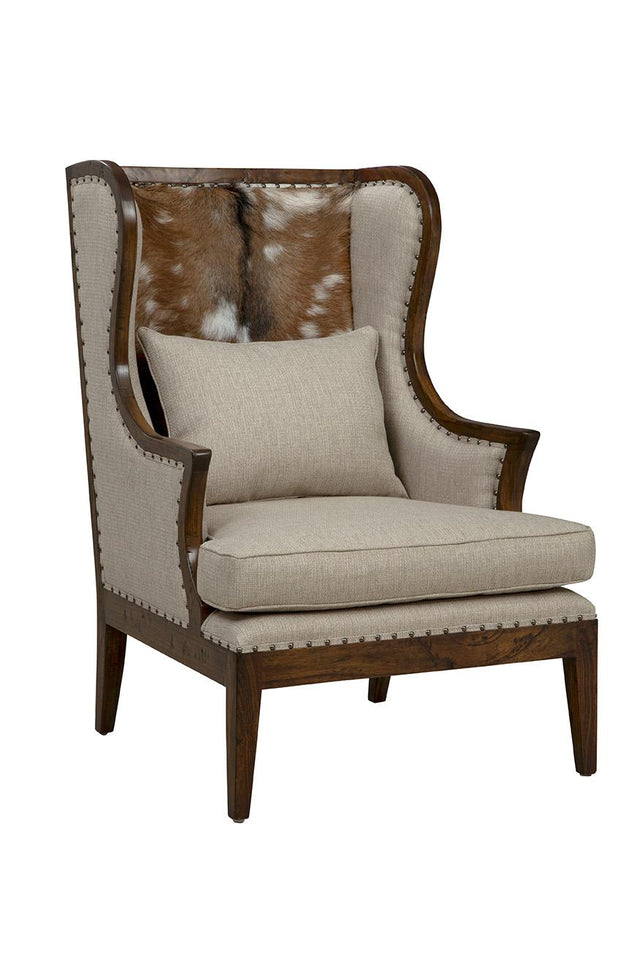 Furniture Classics Dark Billings Wing Chair