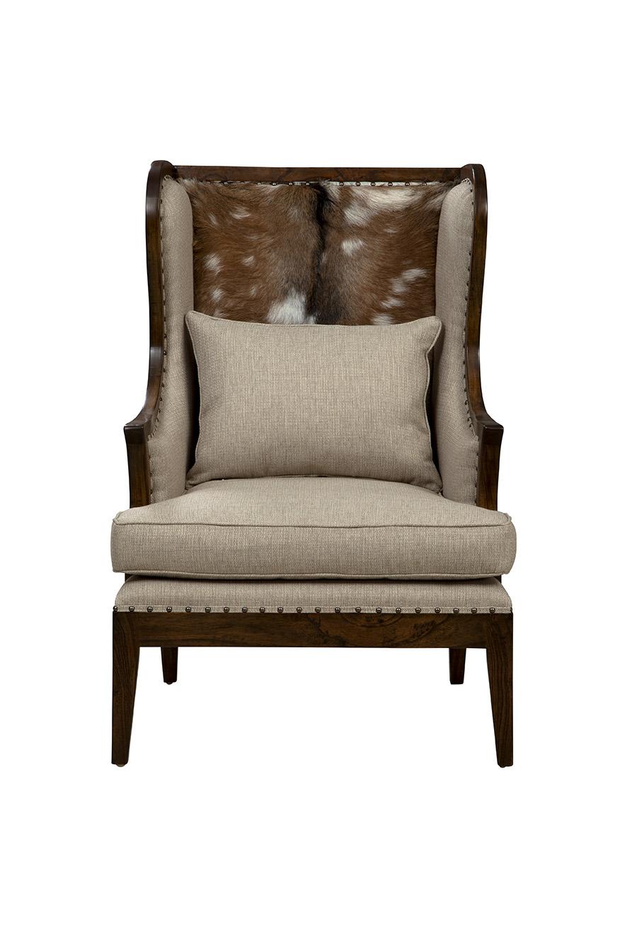 Furniture Classics Dark Billings Wing Chair