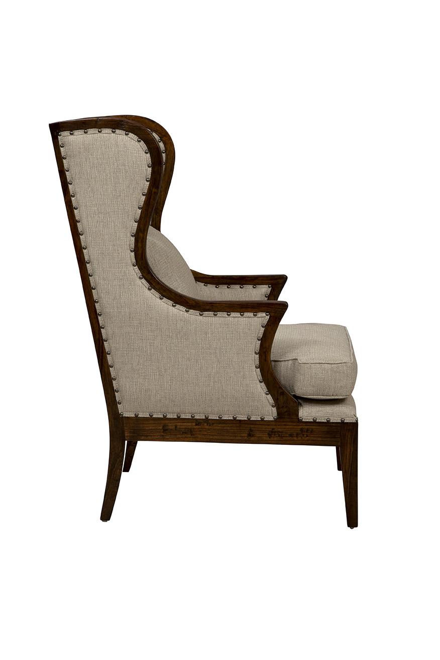 Furniture Classics Dark Billings Wing Chair