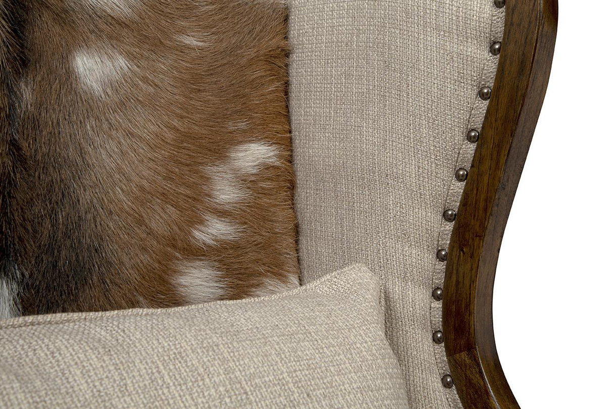 Furniture Classics Dark Billings Wing Chair