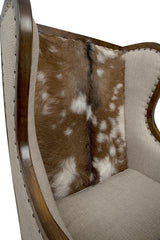 Furniture Classics Dark Billings Wing Chair