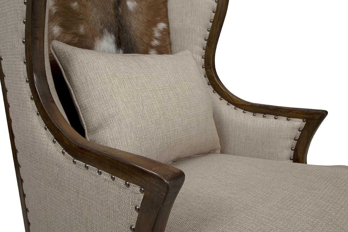 Furniture Classics Dark Billings Wing Chair