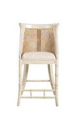 Furniture Classics Cream Spoonback Counter Stool