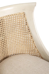 Furniture Classics Cream Spoonback Counter Stool