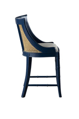 Furniture Classics Blue Spoonback Counter Stool