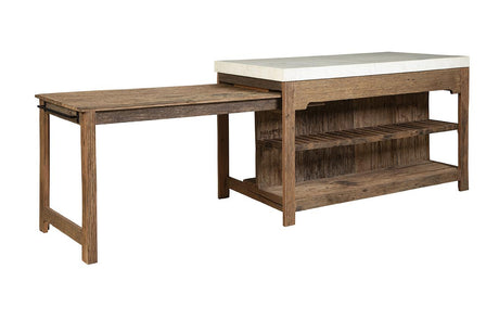 Furniture Classics Rustic Marble Island