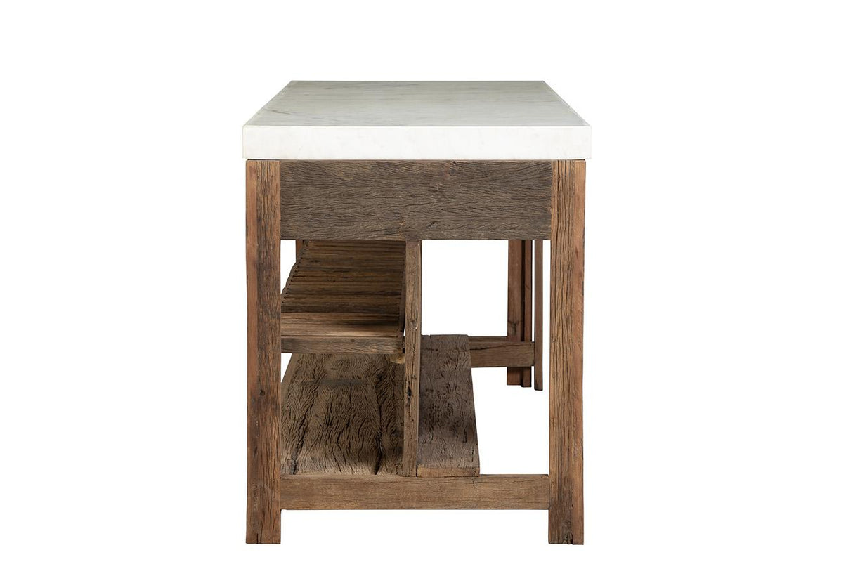 Furniture Classics Rustic Marble Island