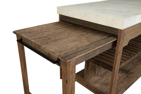 Furniture Classics Rustic Marble Island