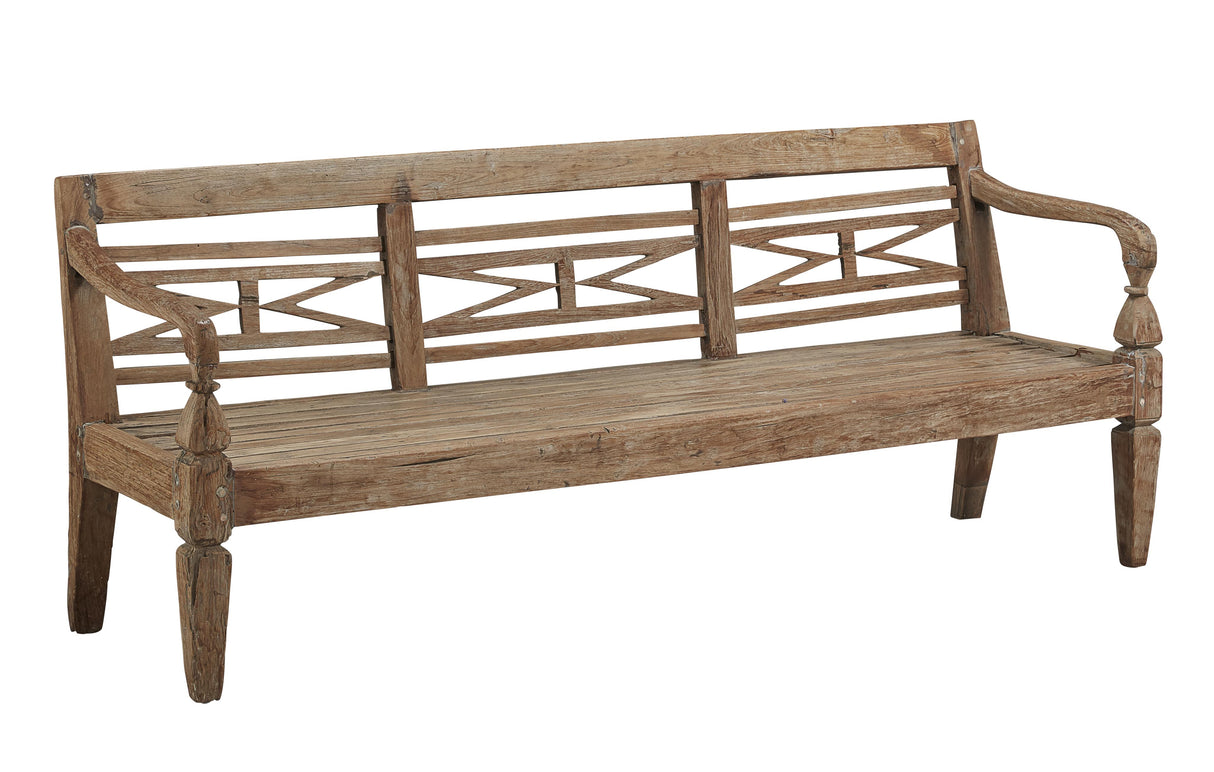Furniture Classics Antique Plantation Grown Teak Bench