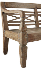 Furniture Classics Antique Plantation Grown Teak Bench