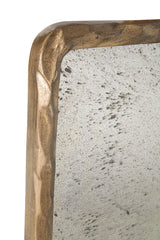 Furniture Classics Hammered Edge Gold Mirror