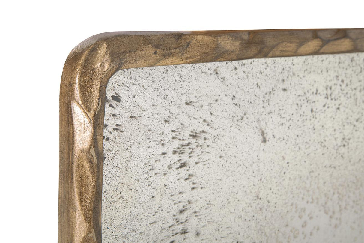 Furniture Classics Hammered Edge Gold Mirror