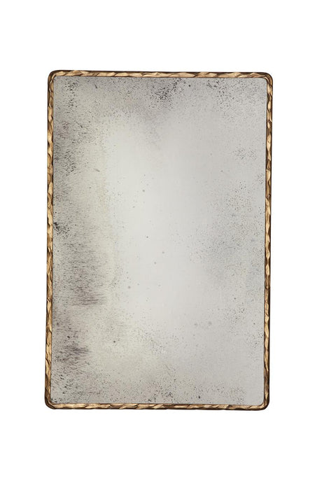 Furniture Classics Hammered Edge Gold Mirror