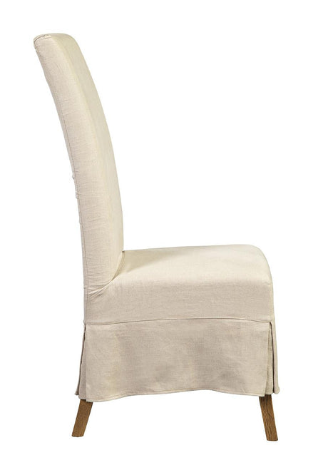 Furniture Classics Linen Slip Covered Parsons Chair