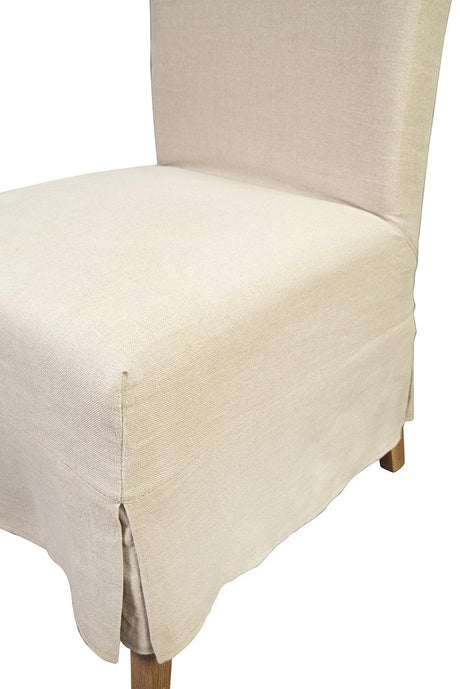 Furniture Classics Linen Slip Covered Parsons Chair