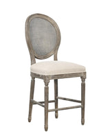 Furniture Classics Renton Counter Stool, Rattan Back