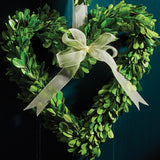 Napa Preserved boxwood BOXWOOD HEART WREATHS, SET OF 3
