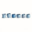 Napa Blue DEZIE MINI POTS, SET OF 6