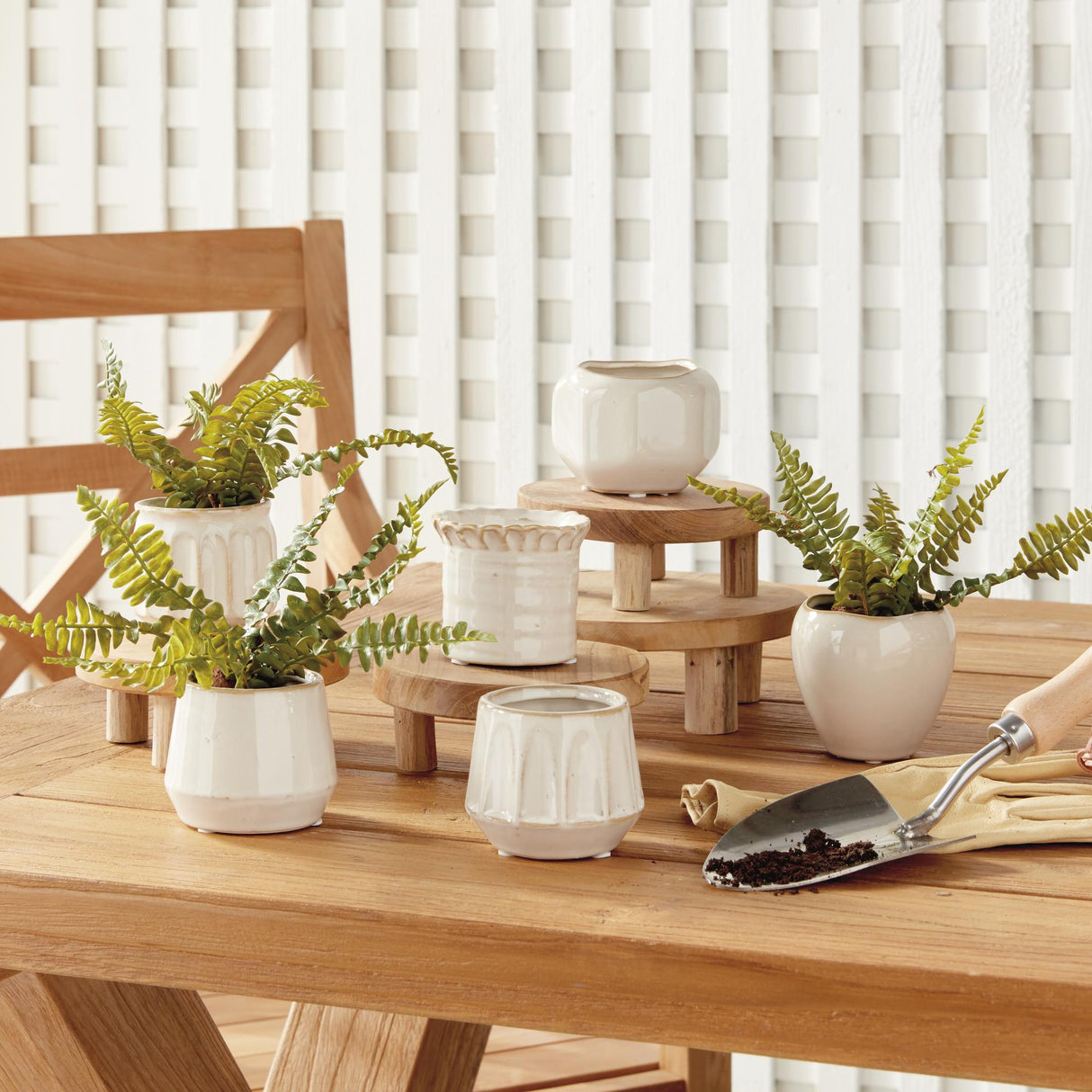 Napa Cream DEZIE MINI POTS, SET OF 6