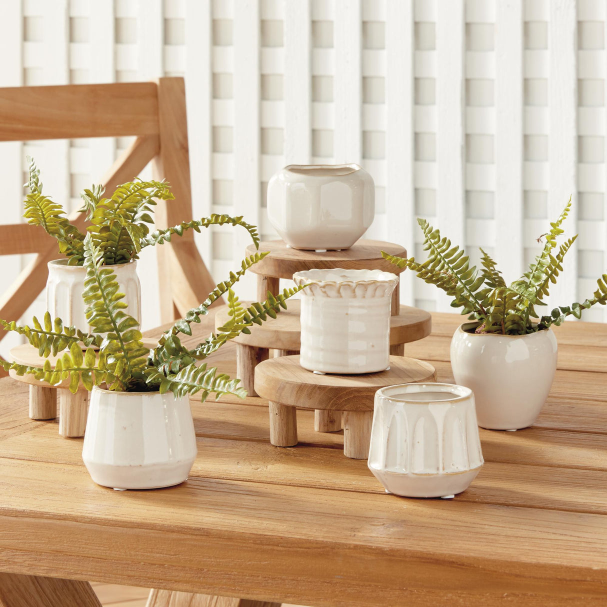 Napa Cream DEZIE MINI POTS, SET OF 6