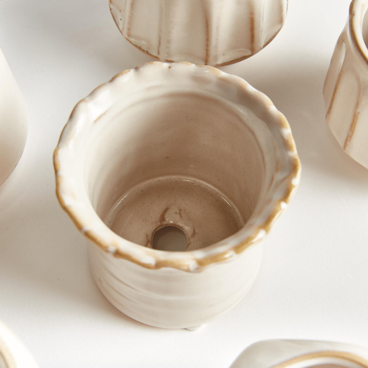 Napa Cream DEZIE MINI POTS, SET OF 6