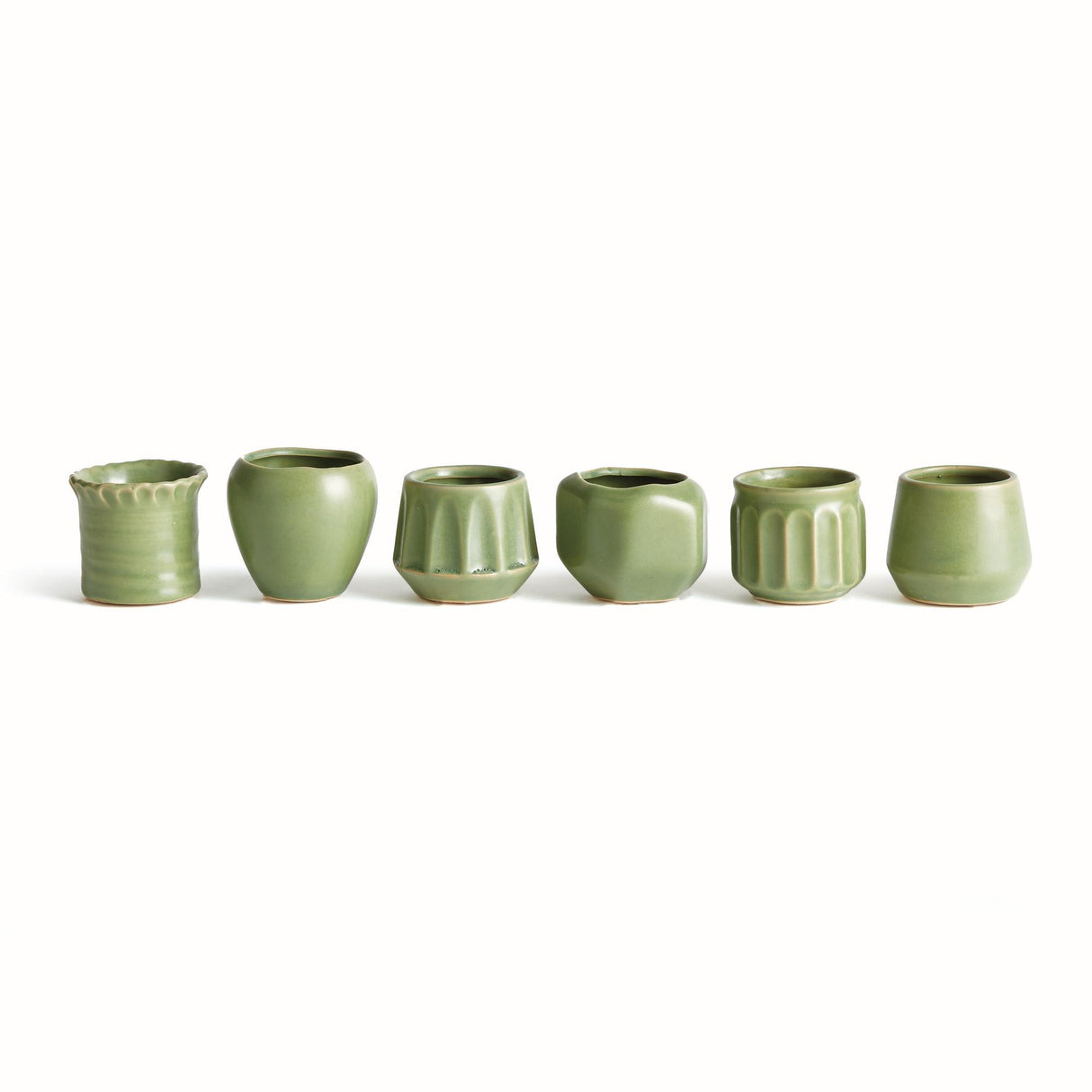 Napa Green DEZIE MINI POTS, SET OF 6