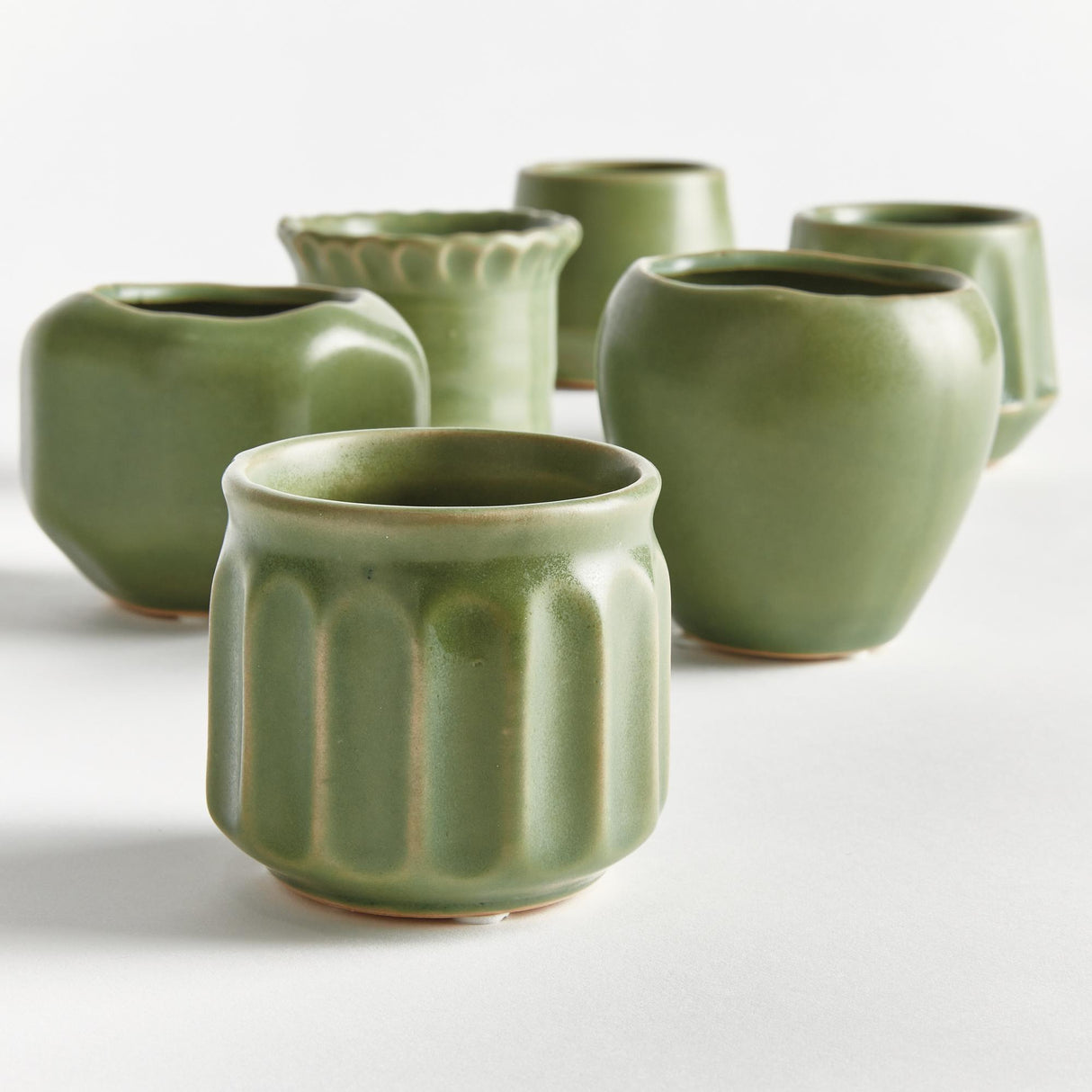 Napa Green DEZIE MINI POTS, SET OF 6