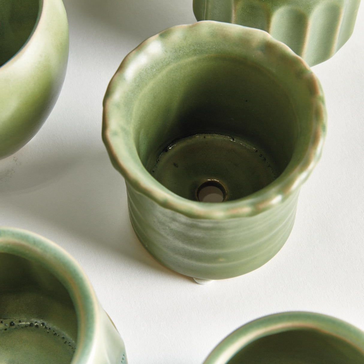 Napa Green DEZIE MINI POTS, SET OF 6