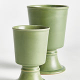 Napa Green KELCY FOOTED CACHEPOTS, SET OF 2