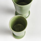 Napa Green KELCY FOOTED CACHEPOTS, SET OF 2