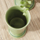 Napa Green KELCY FOOTED CACHEPOTS, SET OF 2