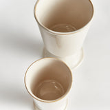 Napa Cream KELCY FOOTED CACHEPOTS, SET OF 2