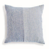 Napa Navy/Ivory OTIS PINSTRIPE PILLOW 24"