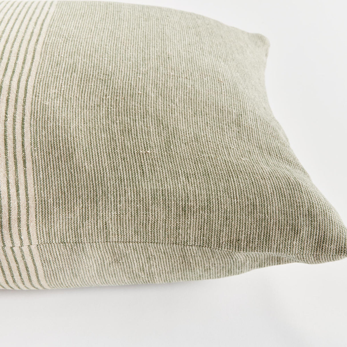 Napa Green/Flax OTIS PINSTRIPE PILLOW 24"