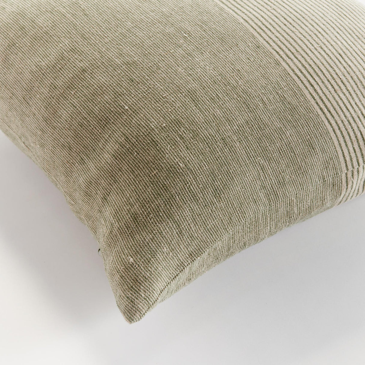 Napa Green/Flax OTIS PINSTRIPE PILLOW 24"
