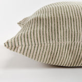 Napa Green/Flax OTIS PINSTRIPE PILLOW 24"