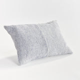Napa Navy/Ivory OTIS PINSTRIPE LUMBAR PILLOW