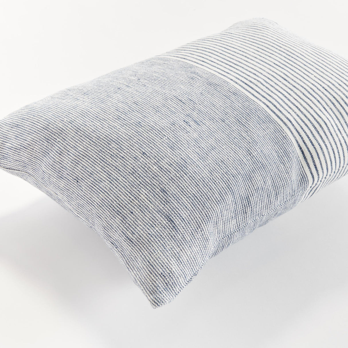 Napa Navy/Ivory OTIS PINSTRIPE LUMBAR PILLOW