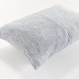 Napa Navy/Ivory OTIS PINSTRIPE LUMBAR PILLOW