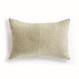 Napa Green/Flax OTIS PINSTRIPE LUMBAR PILLOW