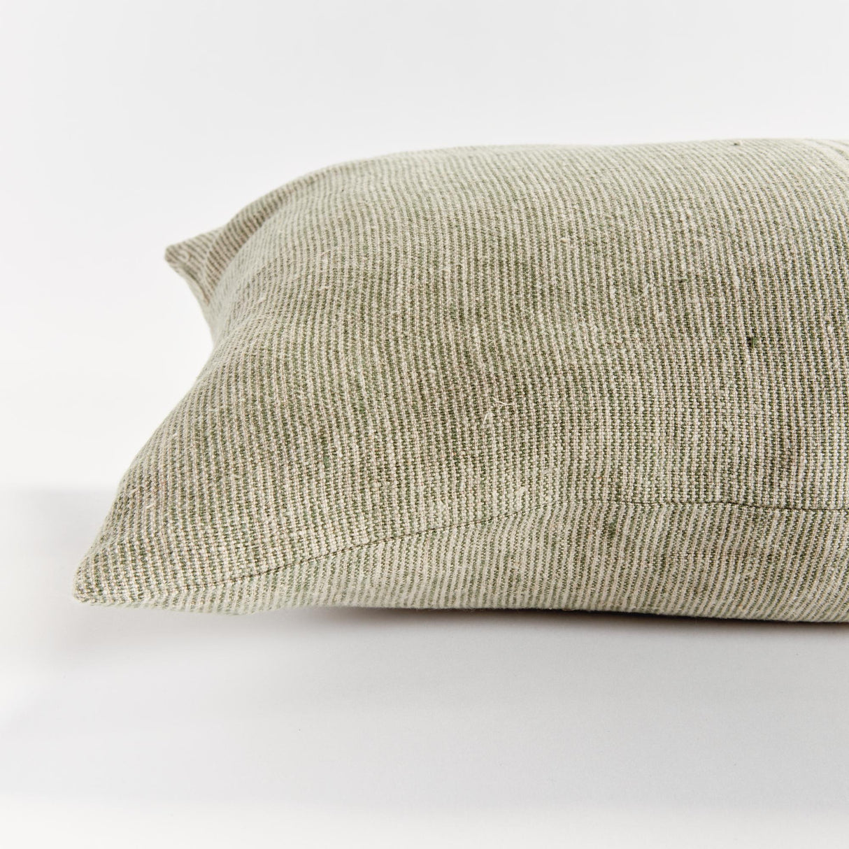Napa Green/Flax OTIS PINSTRIPE LUMBAR PILLOW
