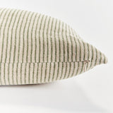 Napa Green/Flax OTIS PINSTRIPE LUMBAR PILLOW