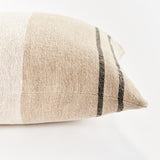 Napa Flax/Charcoal FINN PILLOW 20"