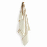 Napa Flax/Ivory ANIKA EUROPEAN LINEN THROW