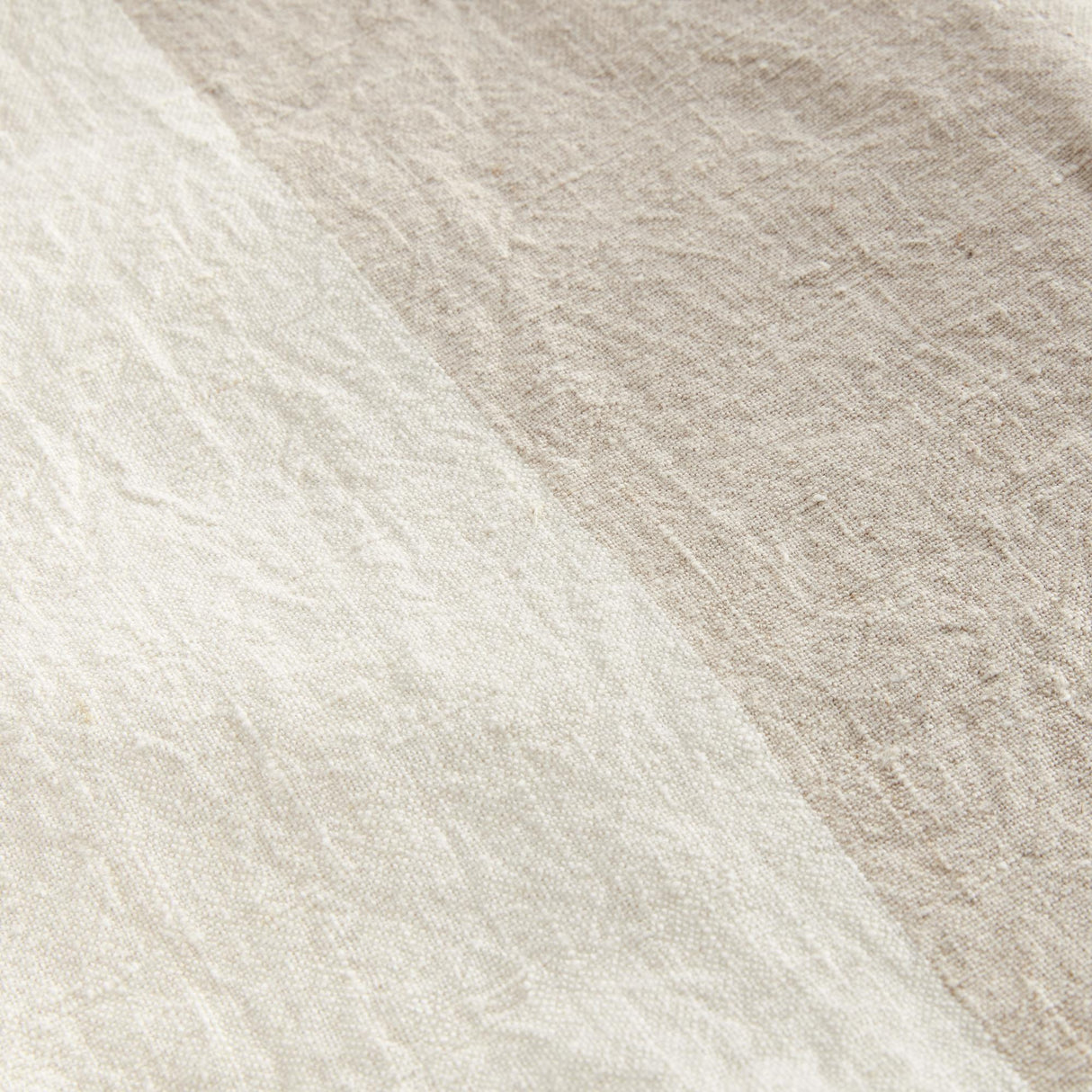 Napa Flax/Ivory ANIKA EUROPEAN LINEN THROW