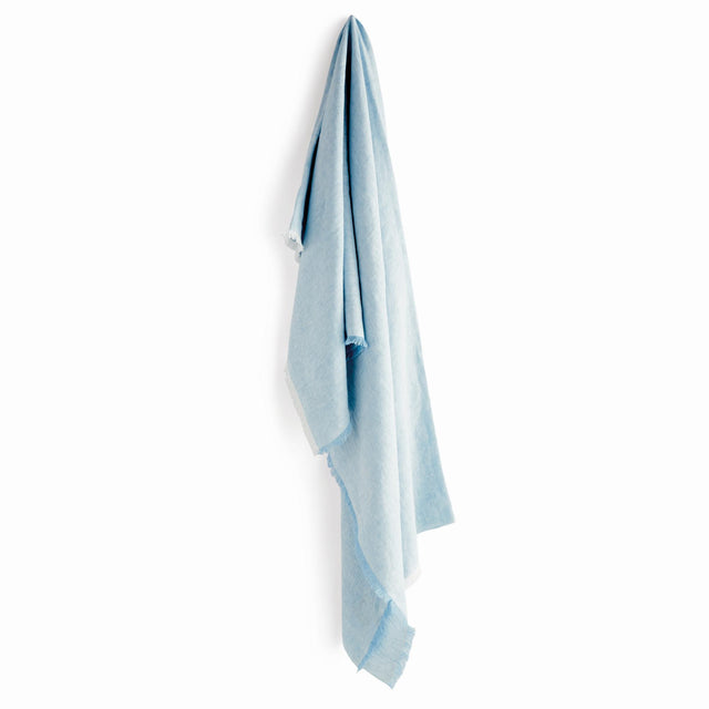 Napa Blue RAYAN EUROPEAN LINEN THROW