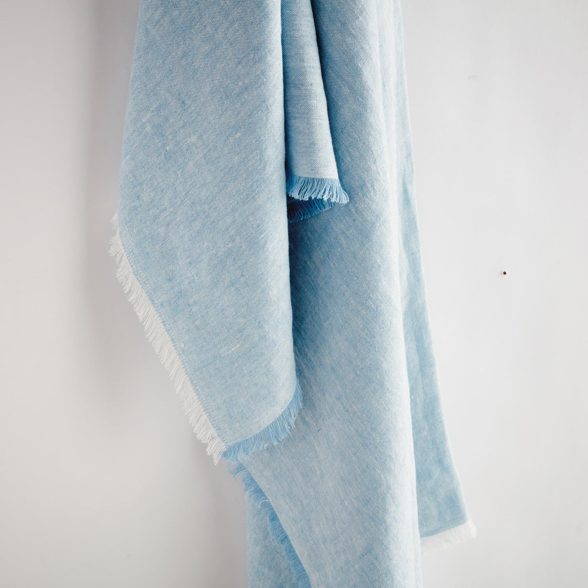 Napa Blue RAYAN EUROPEAN LINEN THROW