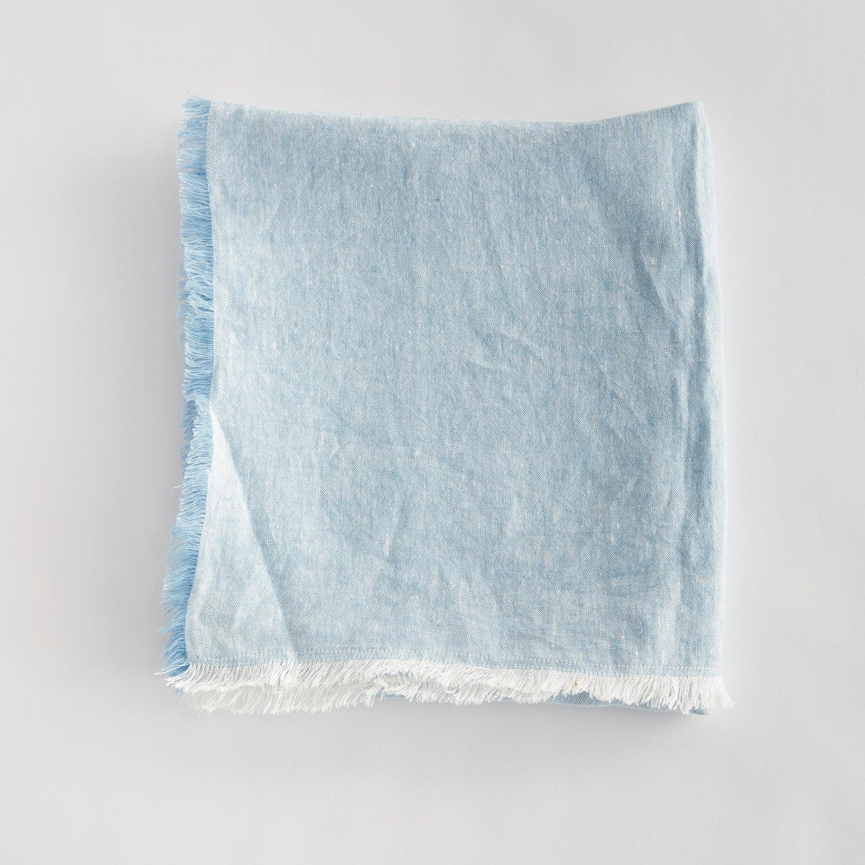 Napa Blue RAYAN EUROPEAN LINEN THROW