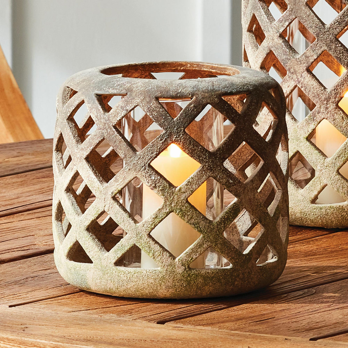 Napa Moss Terracotta Finish LUCCA HURRICANE SMALL